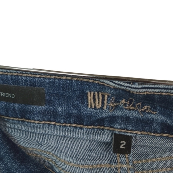 KUT from the Kloth Boyfriend Straight Leg Jeans size 2 - Picture 4 of 5